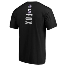Load image into Gallery viewer, Men&#39;s Fanatics Branded De&#39;Aaron Fox Black Sacramento Kings Team Playmaker Name &amp; Number T-Shirt