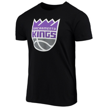 Load image into Gallery viewer, Men&#39;s Fanatics Branded Marvin Bagley III Black Sacramento Kings Team Playmaker Name &amp; Number T-Shirt