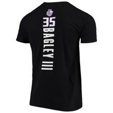 Load image into Gallery viewer, Men&#39;s Fanatics Branded Marvin Bagley III Black Sacramento Kings Team Playmaker Name &amp; Number T-Shirt