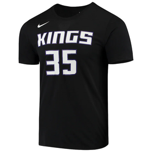 Men's Nike Marvin Bagley III Black Sacramento Kings Name & Number Performance T-Shirt