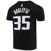 Load image into Gallery viewer, Men&#39;s Nike Marvin Bagley III Black Sacramento Kings Name &amp; Number Performance T-Shirt