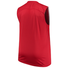 Load image into Gallery viewer, Men&#39;s Majestic Red/White Portland Trail Blazers Big &amp; Tall Birdseye Muscle Tank Top