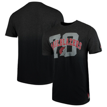 Load image into Gallery viewer, Men&#39;s FISLL Heathered Charcoal/Black Portland Trail Blazers Dip Dye T-Shirt