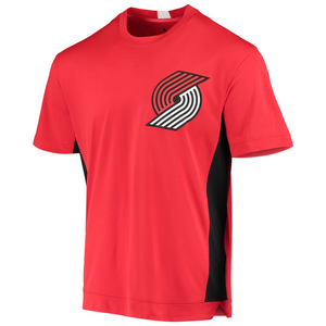 Men's Nike Red/Black Portland Trail Blazers City Edition 2.0 Shooting Performance T-Shirt
