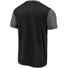 Load image into Gallery viewer, Men&#39;s Fanatics Branded Black/Heathered Black Portland Trail Blazers Made to Move Static Performance T-Shirt