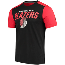 Load image into Gallery viewer, Men&#39;s Fanatics Branded Black/Red Portland Trail Blazers Iconic T-Shirt