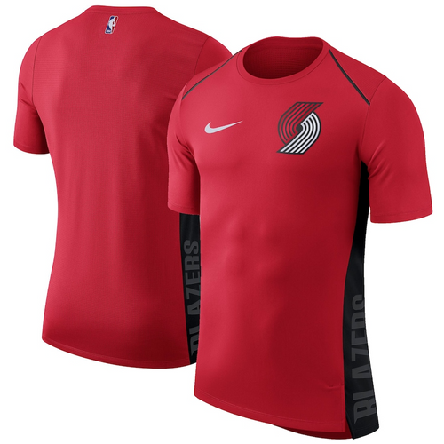 Men's Nike Red Portland Trail Blazers Elite Shooter Performance T-Shirt