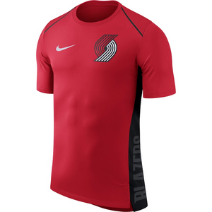 Men's Nike Red Portland Trail Blazers Elite Shooter Performance T-Shirt