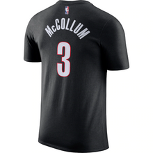 Load image into Gallery viewer, Men&#39;s Nike C.J. McCollum Black Portland Trail Blazers Player Name &amp; Number Performance T-Shirt