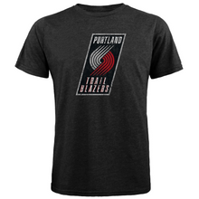 Load image into Gallery viewer, Men&#39;s Majestic Threads Damian Lillard Black Portland Trail Blazers Name &amp; Number Tri-Blend T-Shirt