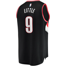 Load image into Gallery viewer, Men&#39;s Fanatics Branded Nassir Little Black Portland Trail Blazers 2019 NBA Draft First Round Pick Fast Break Replica Jersey - Icon Edition