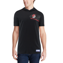 Load image into Gallery viewer, Men&#39;s Under Armour Black Portland Trail Blazers Combine Authentic Baseline Hoodie Performance T-Shirt