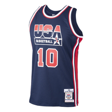 Load image into Gallery viewer, Men&#39;s Mitchell &amp; Ness Clyde Drexler Navy USA Basketball Home 1992 Dream Team Authentic Jersey