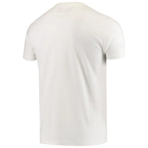 Men's Mitchell & Ness White Toronto Raptors Hardwood Classics Head Piece T-Shirt