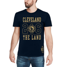 Load image into Gallery viewer, Men&#39;s Mitchell &amp; Ness Navy Cleveland Cavaliers Area Code T-Shirt