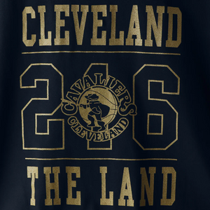 Men's Mitchell & Ness Navy Cleveland Cavaliers Area Code T-Shirt