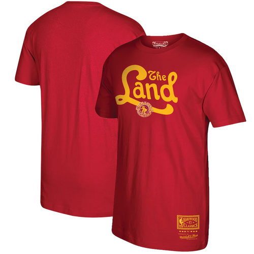 Men's Mitchell & Ness Maroon Cleveland Cavaliers Our Land Hometown T-Shirt