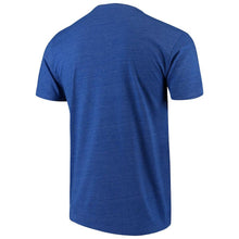 Load image into Gallery viewer, Men&#39;s Mitchell &amp; Ness Heathered Royal Dallas Mavericks Hardwood Classics Throwback Logo Tri-Blend T-Shirt