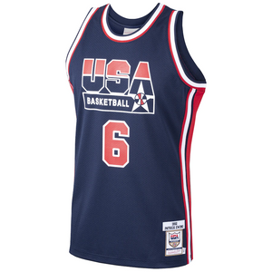 Men's Mitchell & Ness Patrick Ewing Navy USA Basketball Home 1992 Dream Team Authentic Jersey