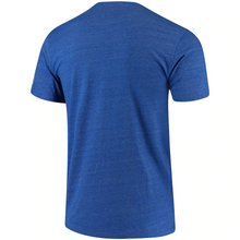 Load image into Gallery viewer, Men&#39;s Mitchell &amp; Ness Heathered Blue Orlando Magic Hardwood Classics Throwback Logo Tri-Blend T-Shirt