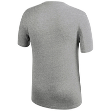Load image into Gallery viewer, Men&#39;s Mitchell &amp; Ness Heathered Gray Utah Jazz Hardwood Classics Throwback Logo Tri-Blend T-Shirt