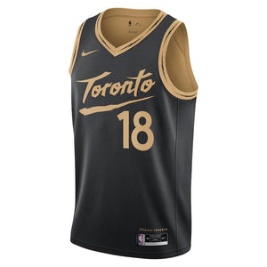 Toronto Raptors Nike City Edition Swingman Jersey - Yuta Watanabe - Mens