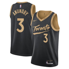 Load image into Gallery viewer, Toronto Raptors Nike City Edition Swingman Jersey - Black - OG Anunoby - Mens