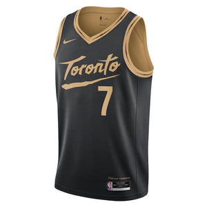 Toronto Raptors Nike City Edition Swingman Jersey - Black - Kyle Lowry - Mens