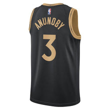 Load image into Gallery viewer, Toronto Raptors Nike City Edition Swingman Jersey - Black - OG Anunoby - Mens