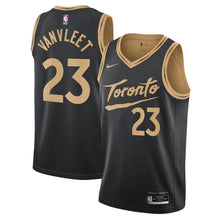 Load image into Gallery viewer, Toronto Raptors Nike City Edition Swingman Jersey - Black - Fred VanVleet - Mens