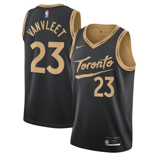 Toronto Raptors Nike City Edition Swingman Jersey - Black - Fred VanVleet - Mens