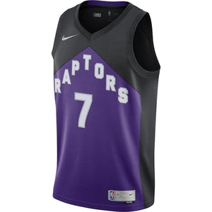 Toronto Raptors Nike Earned Edition Swingman Jersey - Kyle Lowry - Mens
