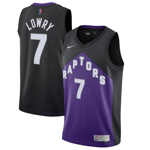 Toronto Raptors Nike Earned Edition Swingman Jersey - Kyle Lowry - Mens