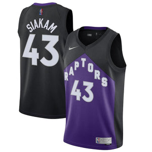 Toronto Raptors Nike Earned Edition Swingman Jersey - Pascal Siakam - Mens