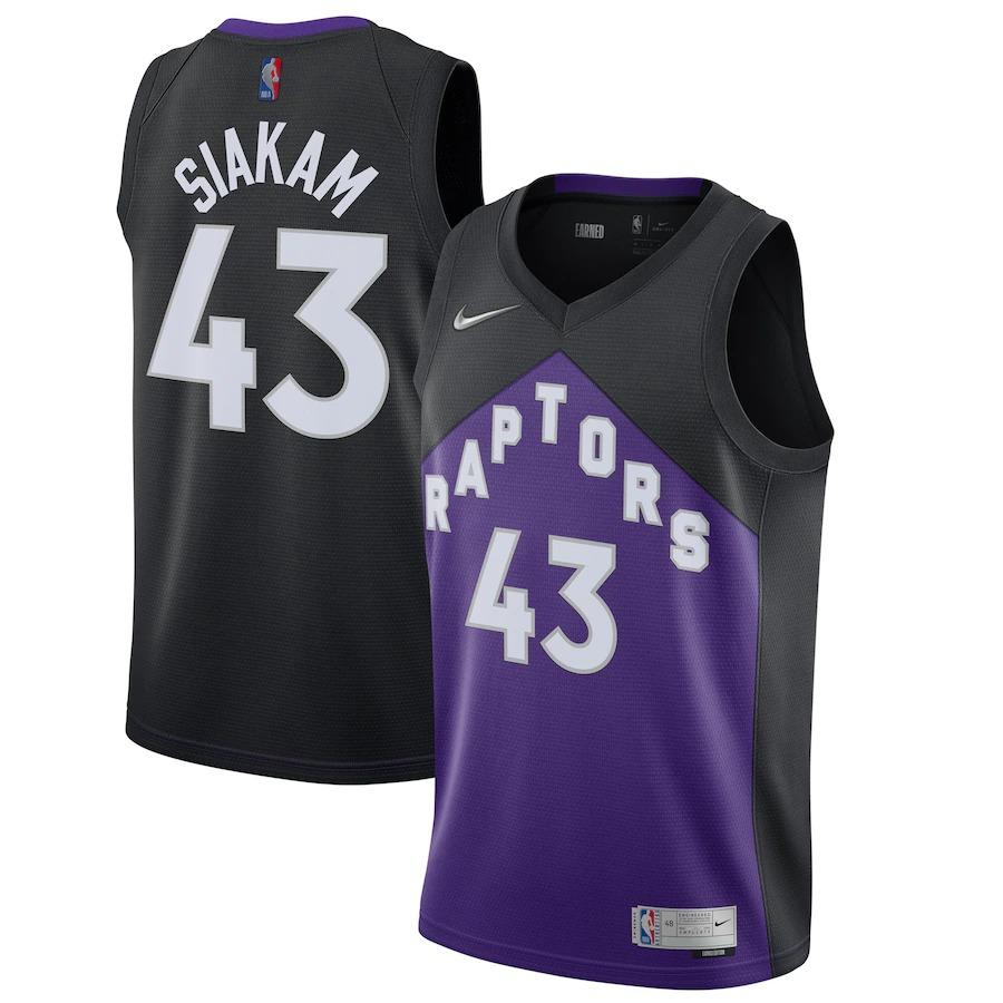 Toronto Raptors Nike Earned Edition Swingman Jersey - Pascal Siakam - Mens