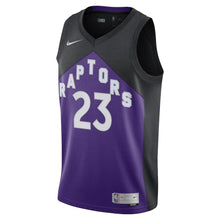 Load image into Gallery viewer, Toronto Raptors Nike Earned Edition Swingman Jersey - Fred VanVleet - Mens
