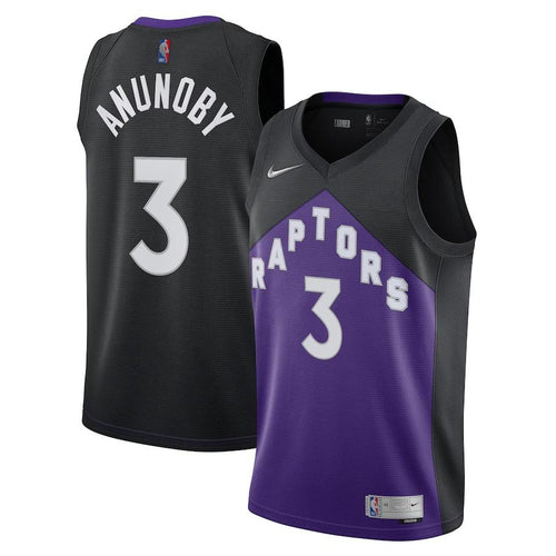 Toronto Raptors Nike Earned Edition Swingman Jersey - OG Anunoby - Mens