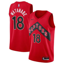 Load image into Gallery viewer, Toronto Raptors Nike Icon Swingman Jersey - Yuta Watanabe - Mens