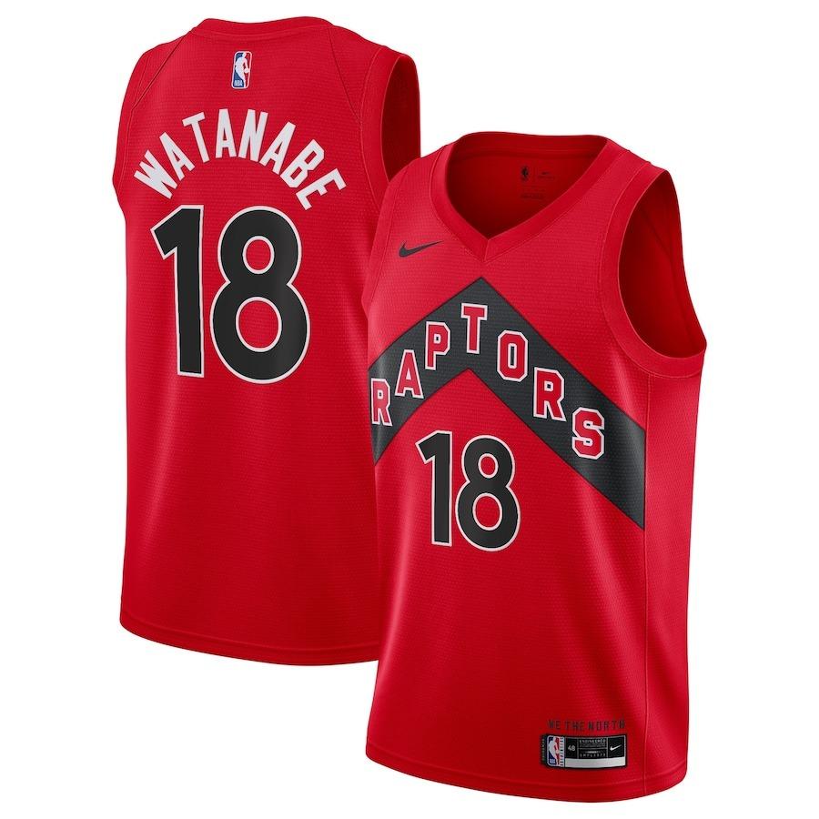 Toronto Raptors Nike Icon Swingman Jersey - Yuta Watanabe - Mens